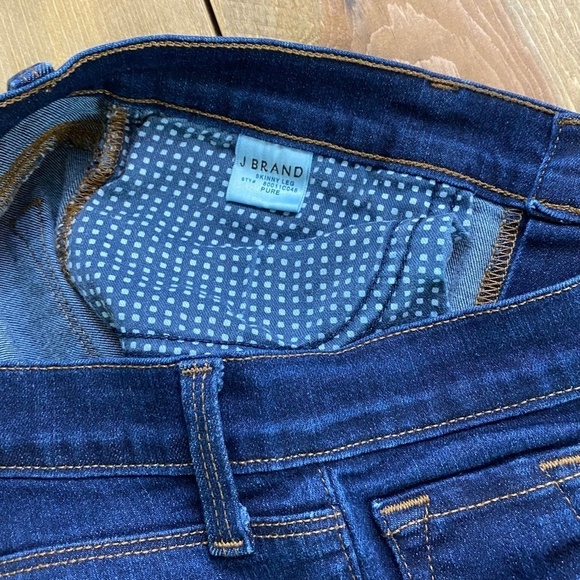 J Brand Jeans Indigo Mill Bleed Skinny 27 New - Picture 5 of 8